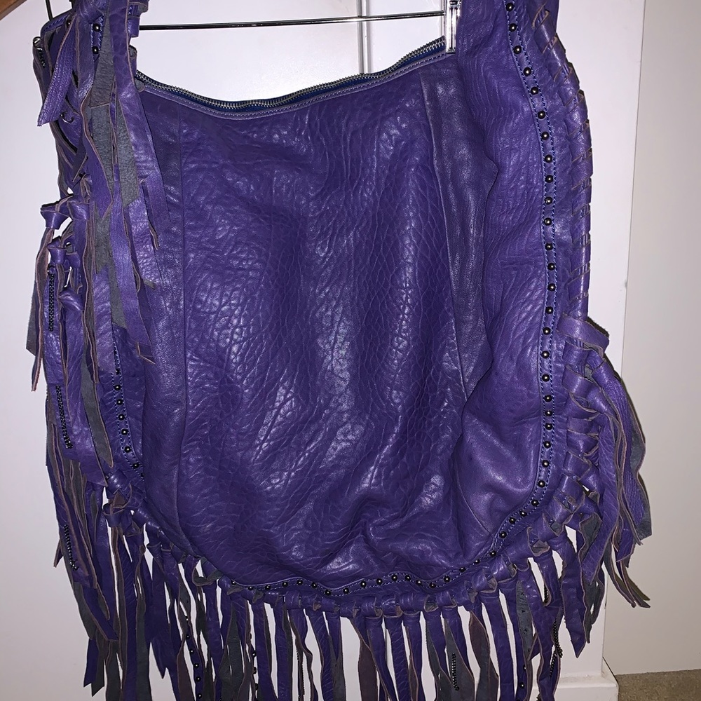 Revel leather purple handbag - Picture 4 of 7
